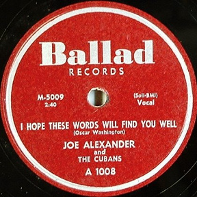 Joe Alexander & the Cubans